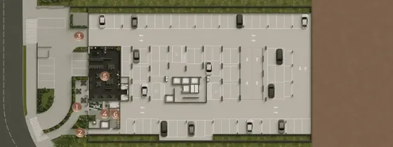 Implantação do 2º Subsolo - Liv Stay Residence